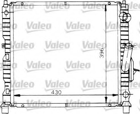 VALEO 730969 Radiator, engine cooling